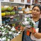 Muchos ciudadanos decidieron adornar sus pesebres con otros productos.