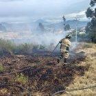 Se han registrado varios incendios forestales en zonas de Ambato.