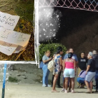 Los cuatro hombres fueron baleados en una cancha del barrio Los Jardines de Manta.