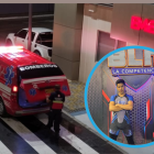 Bismark Apolinario sufrió un accidente en Manta, Manabí.