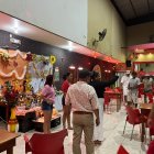 En el operativo encontraron varias imágenes de la Santa Muerte.