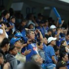 Hinchas de Emelec reprochan el accionar del equipo en el estadio George Capwell
