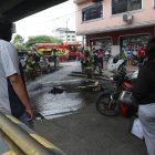 Moradores y transeúntes piden que haya más patrullaje en la avenida León Febres Cordero.