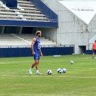 Leonardo Campana estuvo presente en el entrenamiento tricolor del lunes 11 de noviembre.