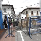 A partir del mediodía se cerró el paso incluso a los peatones.