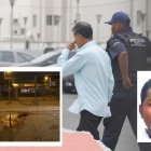 El padre del vendedor de coco, Jairo Merchán, víctima colateral del ataque criminal en la Penitenciaría, acudió a la morgue para retirar su cuerpo.