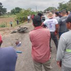 El cuerpo, minutos después del hecho, fue identificado.