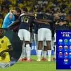 Ecuador se ubica en el puesto 24 de la FIFA
