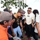 Michael Arroyo presente en el adiós de sus sobrinos.