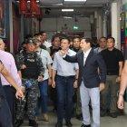 El presidente Daniel Noboa visitó las instalaciones de TC Televisión este 9 de enero.