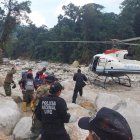 El hombre fue localizado y en helicóptero lo trasladaron al hospital.