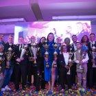 Todos los personajes del deporte reconocidos en el estrado de ganadores, en la ciudad de Quito.