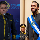 En redes sociales mencionaron que el traje utilizado por el candidato Víctor Arauz, era idéntico al del presidente de El Salvador, Nayib Bukele