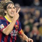 Carles Puyol convirtió en el 4-1 ante Almería. Fue su último partido con el equipo culé