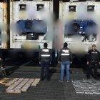 Imagen compartida por la Policía sobre la droga localizada en Guayaquil.