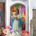 El Santuario de la Virgen fue levantado durante la pandemia para fomentar la devoción a la advocación mariana porteña.
