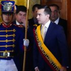 El presidente Daniel Noboa hizo el anuncio de la reforma parcial enviada.