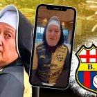 Alexandra Marcillo es una monja franciscana hincha de Barcelona SC.