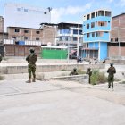 Hay presencia militar en la frontera de Huaquillas.
