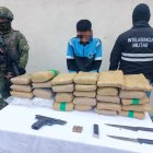 El presunto miembro de Los Lobos fue encontrado con harta droga.