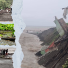 En San José Quingue, la comunidad enfrenta los estragos de las intensas lluvias.