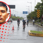 Dario Sánchez fue atacado mientras caminaba por este sector de Samborondón.