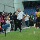 Jorge Célico evidenció el malestar luego de fallar el penal de Emelec contra Macará
