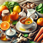 Una selección de alimentos esenciales para fortalecer el sistema inmunológico y atravesar el invierno con bienestar, energía y salud.