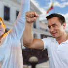 Luisa González y Daniel Noboa se enfrentarán en el balotaje de abril por la Presidencia de la República.