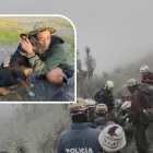 El joven fue encontrado cerca de unas cascadas.