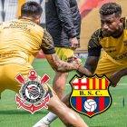 Barcelona SC  tendrá un solo entrenamientos en Sao Paulo para enfrentar a Corinthians.