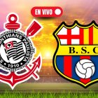 Corinthians recibe a Barcelona SC en Sao Paulo.