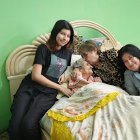 De izquierda a derecha, un retrato familiar de Mary Rose, María Norma, Maritza y Mary Norma.