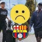 Xavier Arreaga y Janner Corozo a su llegada a la Tricolor.