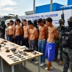 Los detenidos en un operativo ejecutado en Durán.