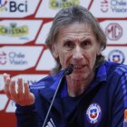 Ricardo Gareca, técnico de la selección de Chile, en una de sus últimas apariciones.