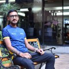 El marchista ecuatoriano Daniel Pintado antes de ganar las dos medallas (oro y plata) en los Juegos Olímpicos de París 2024.