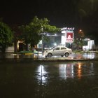 La lluvia de la noche del 27 de marzo causó inundaciones en varias etapas de la urbanización.
