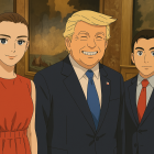 La foto ha sido viralizada en con las nuevas tendencias en estilos de caricatura.