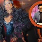 Nathalie Carvajal en la alfombra roja de los Premios REM