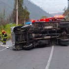 El accidente ocasionó una gran carga vehicular por la zona.
