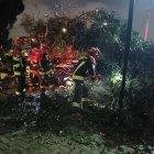 La emergencia alarmó a los habitantes de la zona.