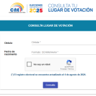 Consulta dónde votar en Segunda Vuelta.