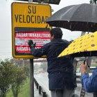 Los sellos fueron colocados en una de las avenidas principales de la capital.