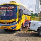El conductor del bus fue llevado hasta el centro de salud de Buena Fe.