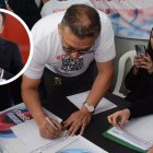 Voluntarios de la iniciativa fueron los primeros en firmar a favor de la revocatoria.