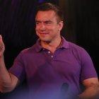 Daniel Noboa celebró su triunfo en Olón.