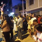 En la última procesión nocturna realizada en el cantón Playas se pidió por la paz en el balneario y el país.