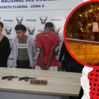 Los detenidos y las evidencias fueron presentados por la Policía del distrito Nueva Prosperina.