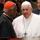 Papa Francisco con el cadernal Peter Turkson